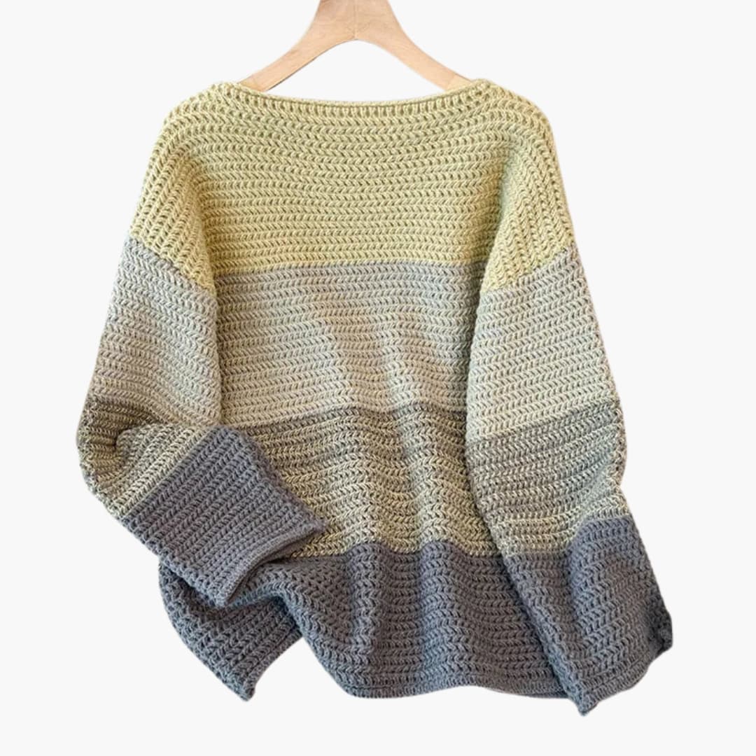 Oversized Damestrui met Patchworkpatroon