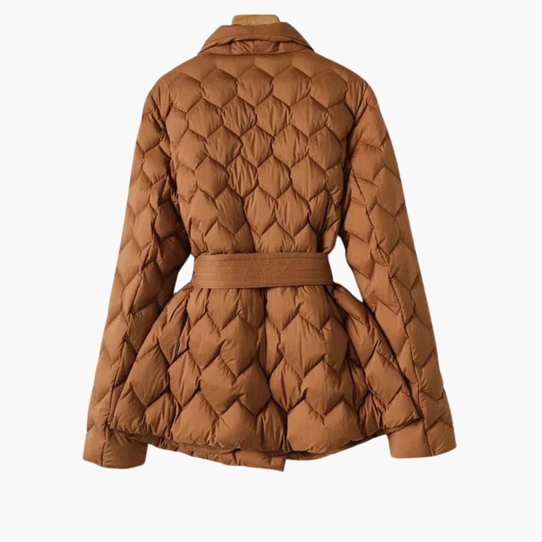 Donsjas met riem voor vrouwen – Elegant & Warm