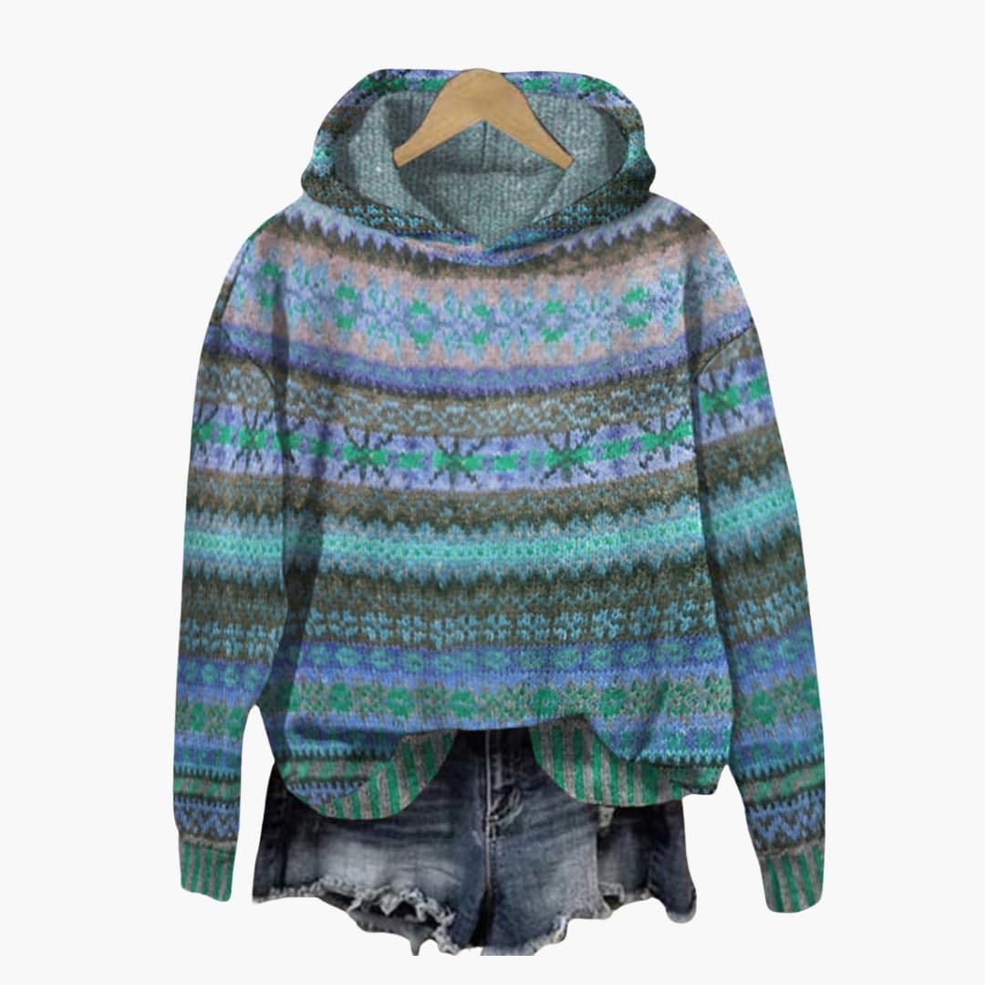 Dames Hoodie Pullover met Lange Mouwen