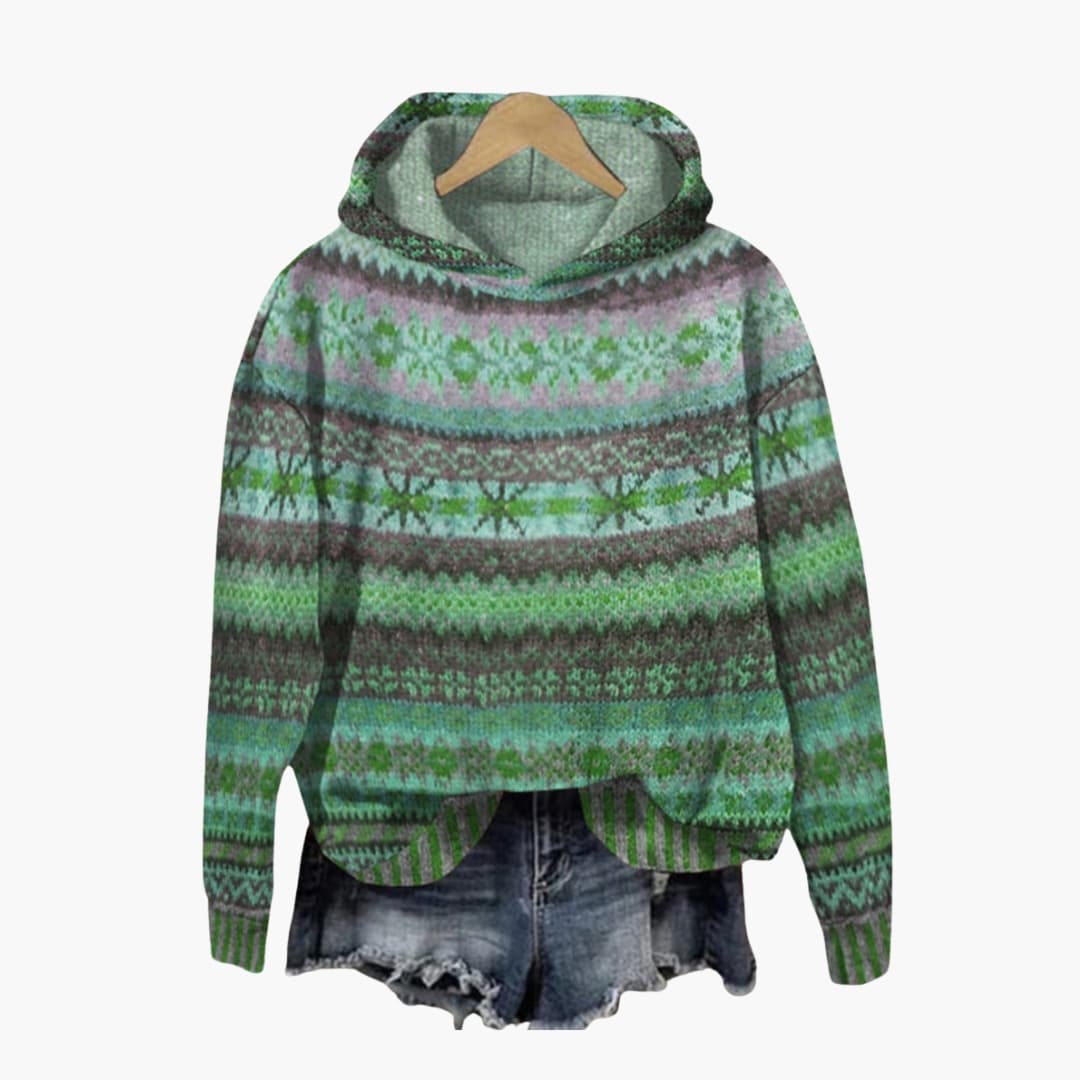 Dames Hoodie Pullover met Lange Mouwen