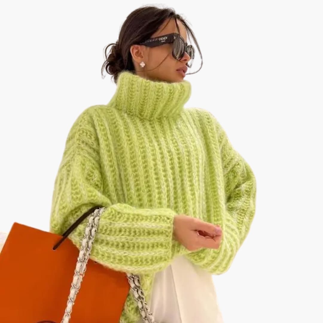 Dames Oversize Trui met Col