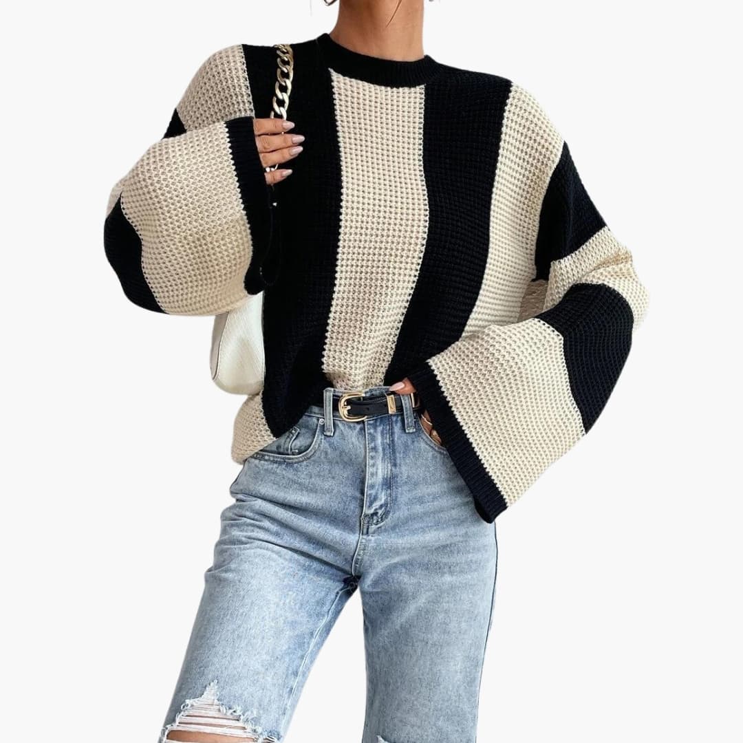 Damestrui met ronde hals