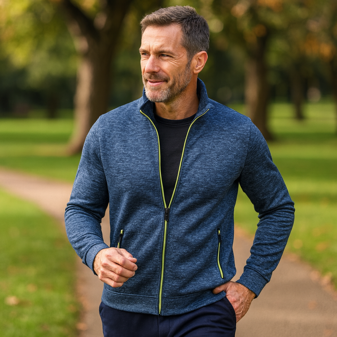 Charles | Klassiek Gebreid Vest met Rits