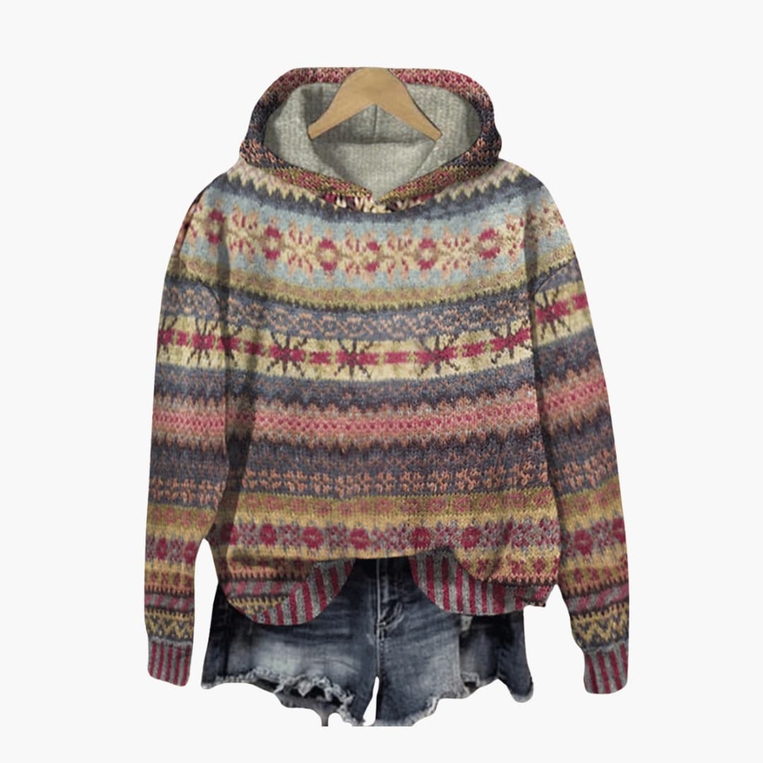 Dames Hoodie Pullover met Lange Mouwen