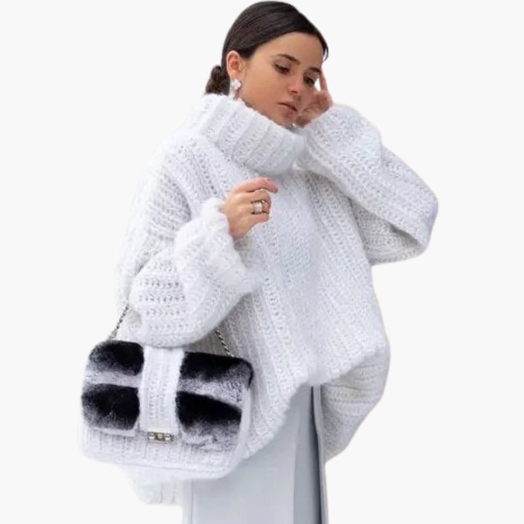 Dames Oversize Trui met Col