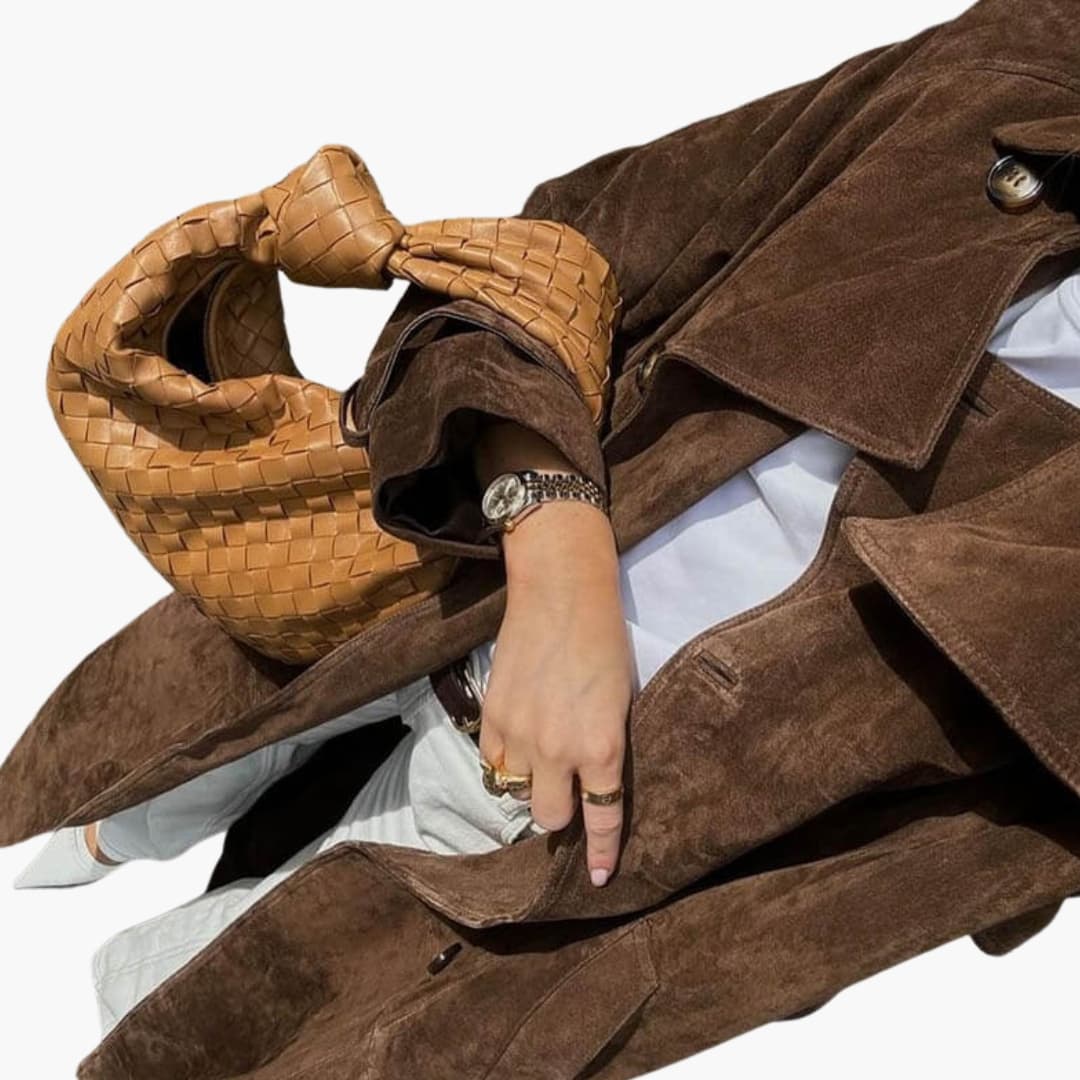 Dames Trenchcoat met Reverskraag en Bindgordel