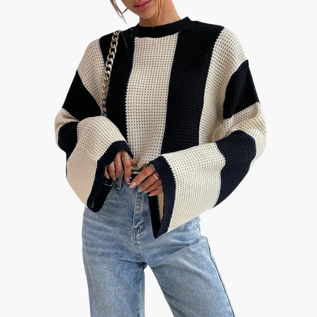 Damestrui met ronde hals