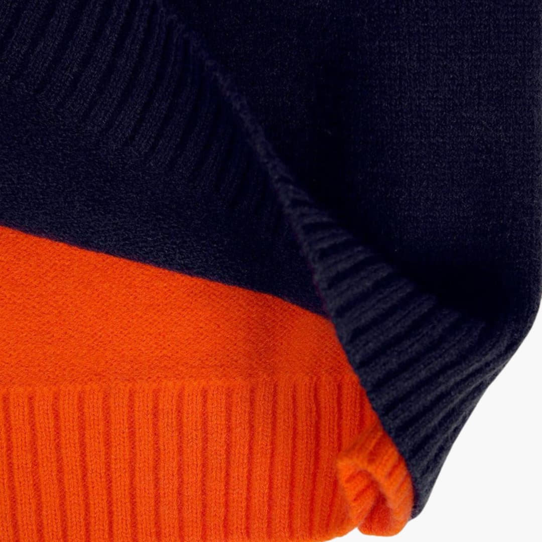 Damespullover met ronde hals en lange mouwen